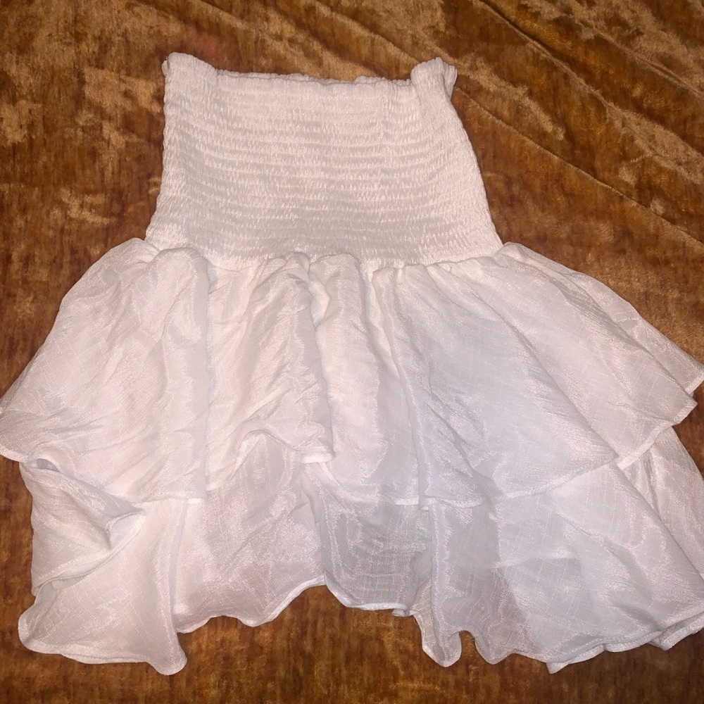 White skirt